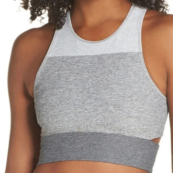 Outdoor Voices Splashback Colourblock Crop  Tank with Back Cut Out XS - Picture 5 of 16